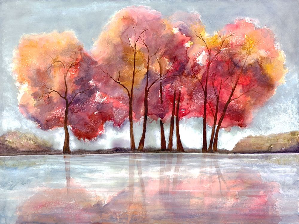 Lake Foliage art print by Doris Charest for $57.95 CAD