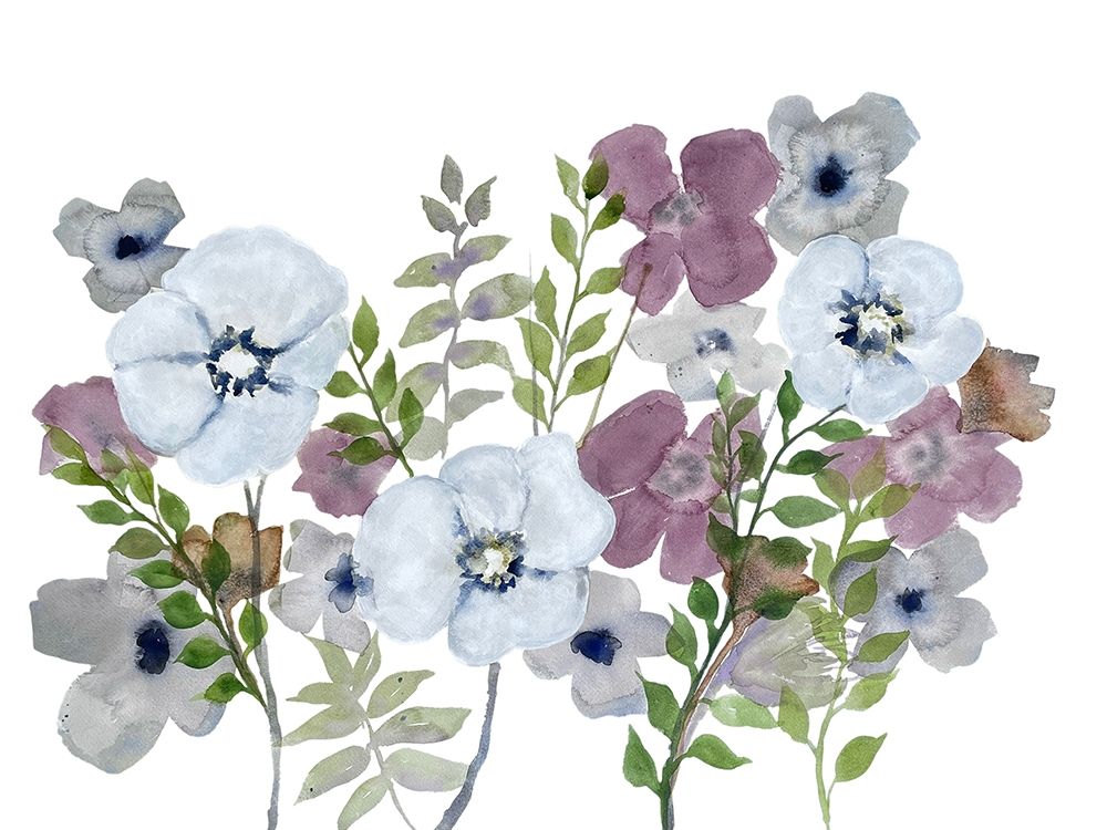 Floral Gossip 3 art print by Doris Charest for $57.95 CAD