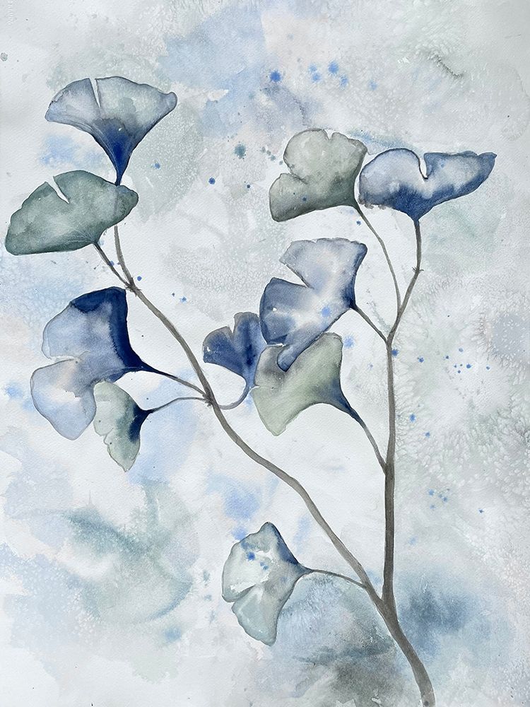 Moonlit Ginkos 1 art print by Doris Charest for $57.95 CAD