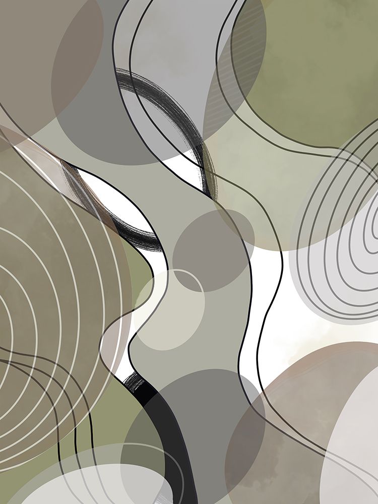 Fluidity Wave 1 art print by Doris Charest for $57.95 CAD