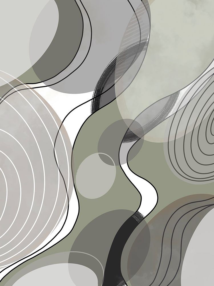 Fluidity Wave 2 art print by Doris Charest for $57.95 CAD