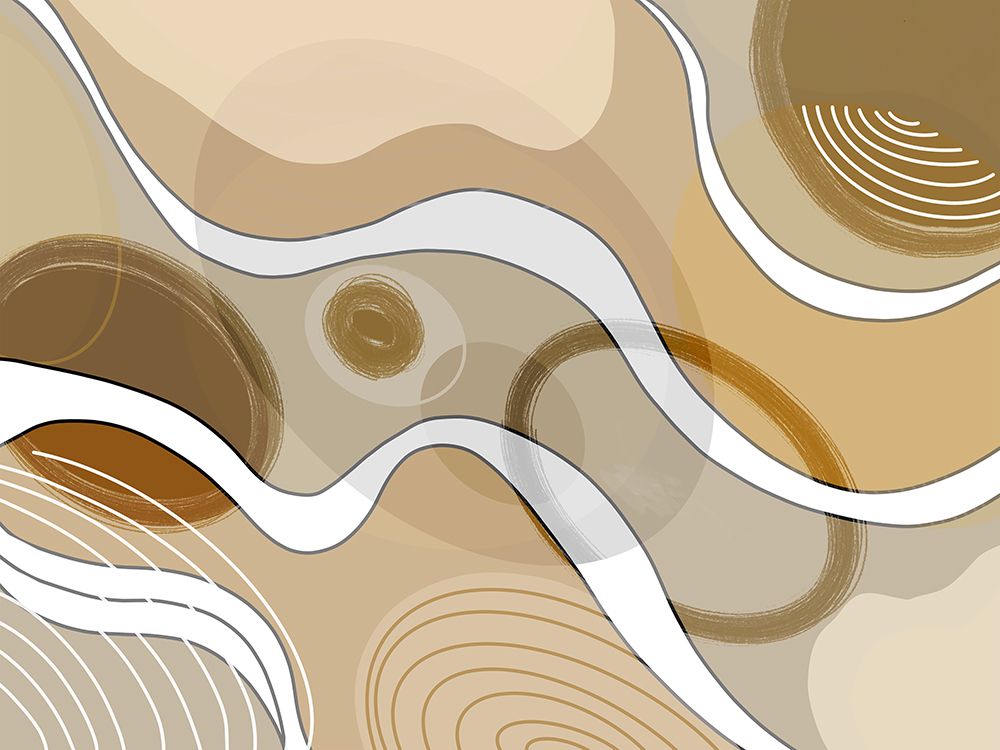 Natural Wave 1 art print by Doris Charest for $57.95 CAD