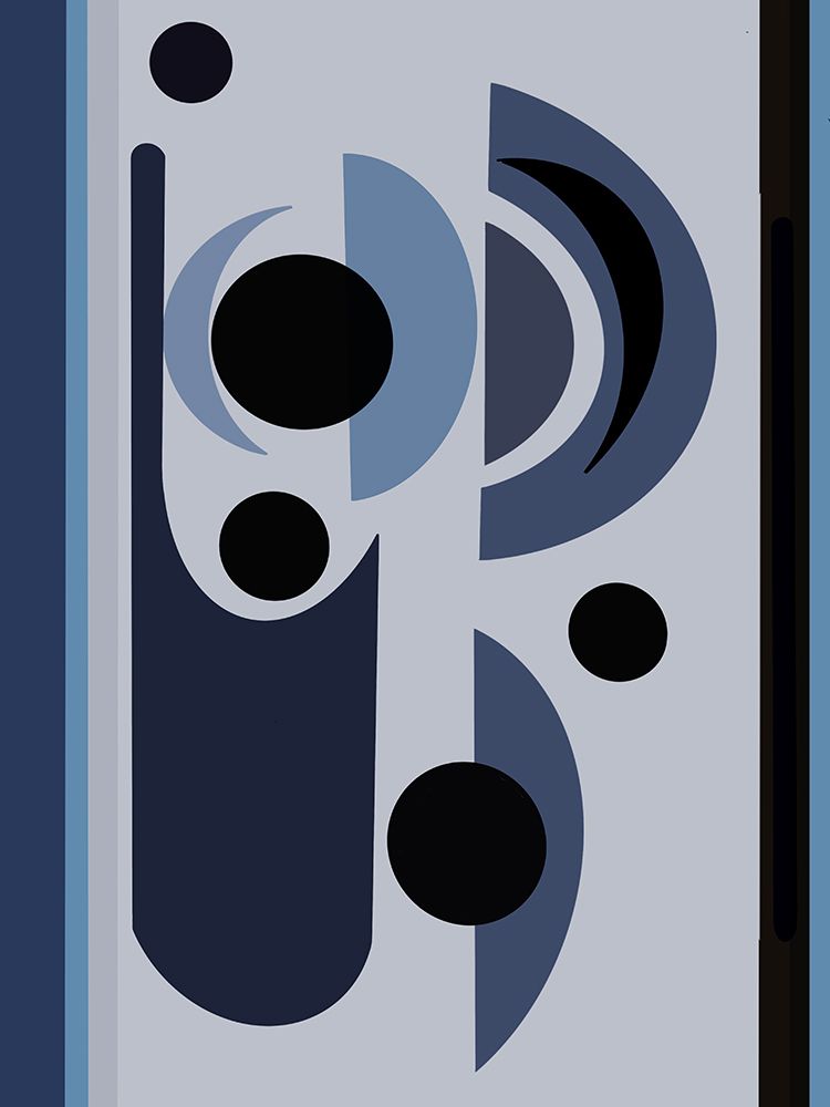 Curves Abstract  2 art print by Doris Charest for $57.95 CAD