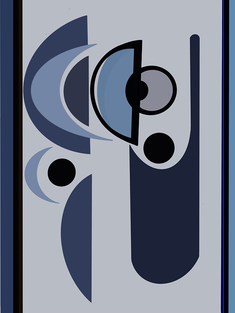 Curves Abstract  3 art print by Doris Charest for $57.95 CAD