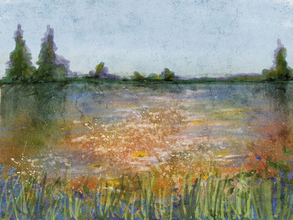 Field Of Flowers 1 art print by Doris Charest for $57.95 CAD