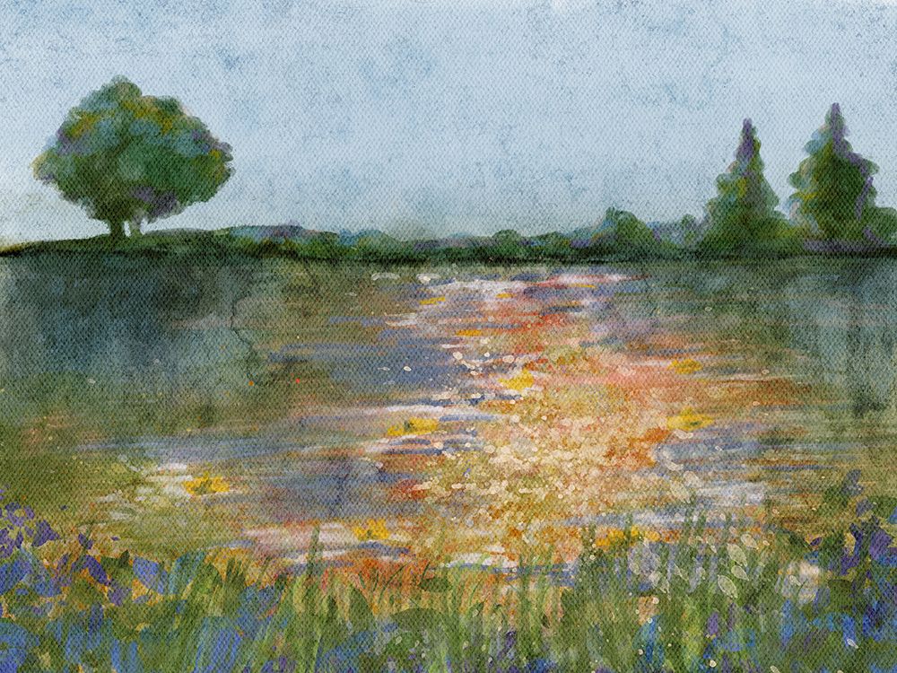 Field Of Flowers 2 art print by Doris Charest for $57.95 CAD