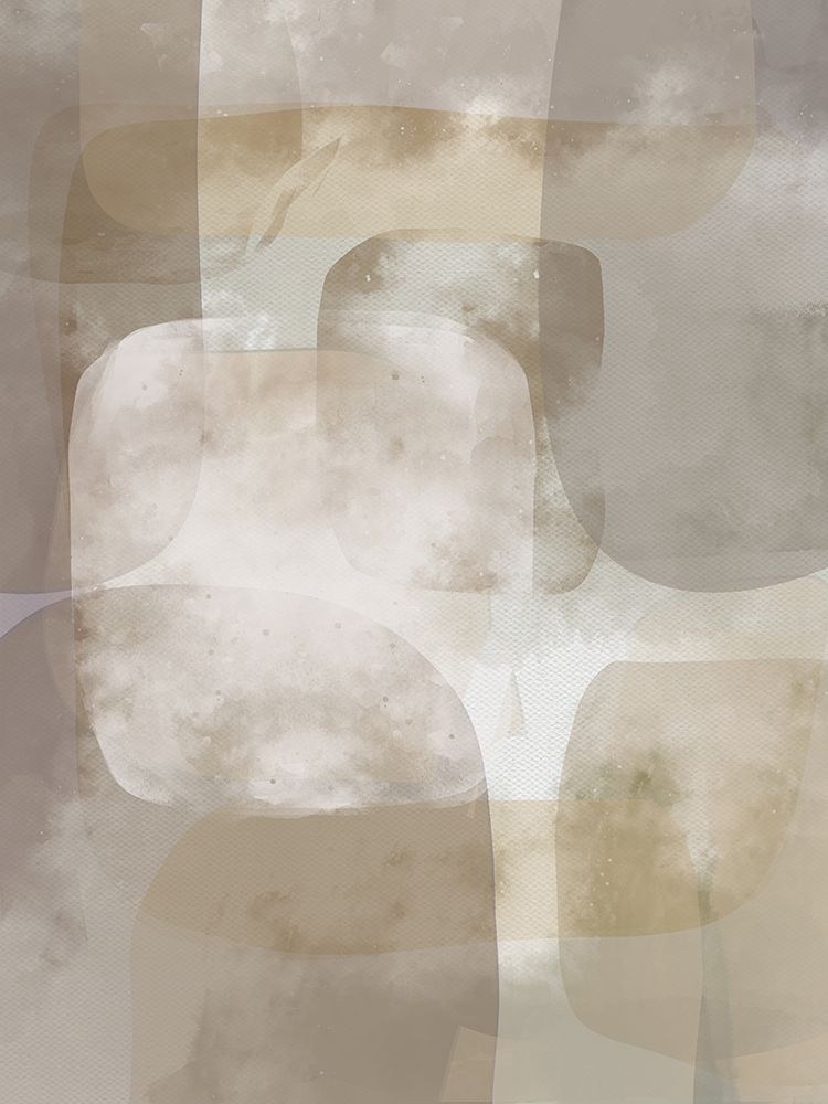 Overlap Tone On Tone 2 art print by Doris Charest for $57.95 CAD