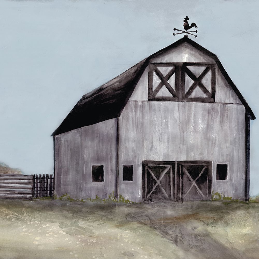 Peaceful Barn V2 art print by Doris Charest for $57.95 CAD