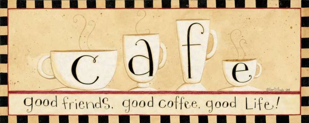 Cafe art print by Dan DiPaolo for $57.95 CAD