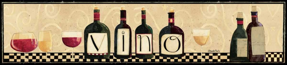 Vino art print by Dan DiPaolo for $57.95 CAD
