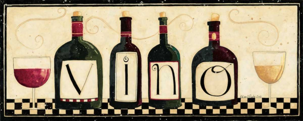Vino art print by Dan DiPaolo for $57.95 CAD