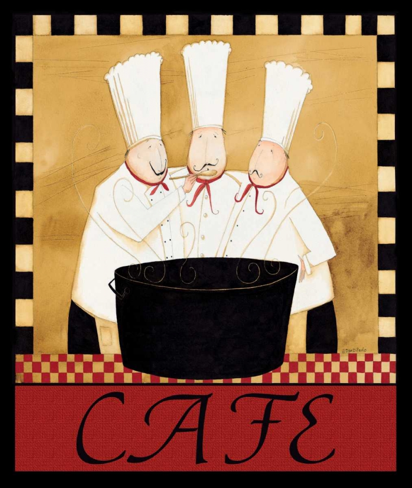 Cafe Chefs art print by Dan DiPaolo for $57.95 CAD