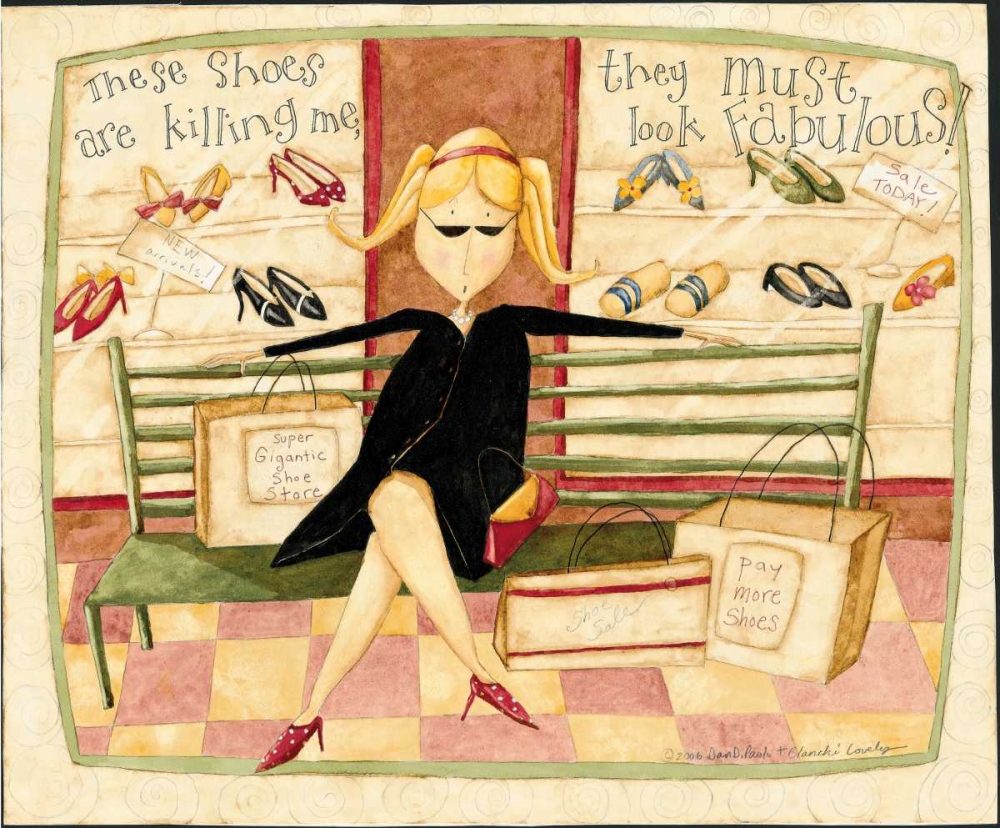 Shoes art print by Dan DiPaolo for $57.95 CAD
