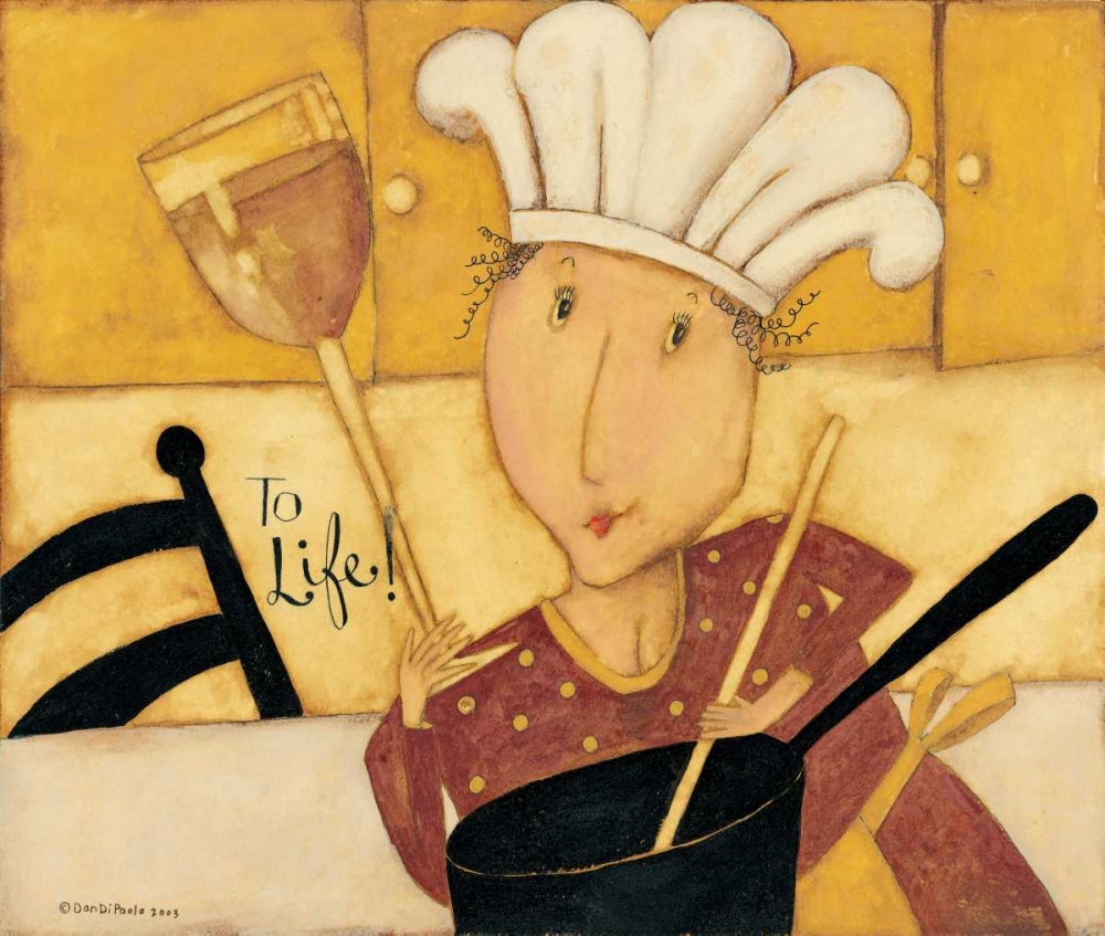 Cook art print by Dan DiPaolo for $57.95 CAD