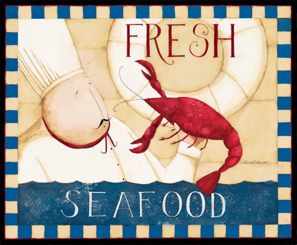Fresh Seafood art print by Dan DiPaolo for $57.95 CAD