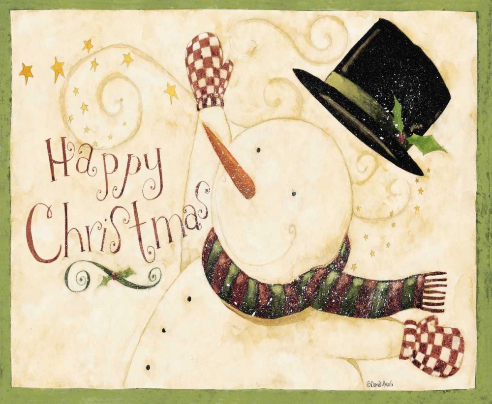 Happy Christmas art print by Dan DiPaolo for $57.95 CAD