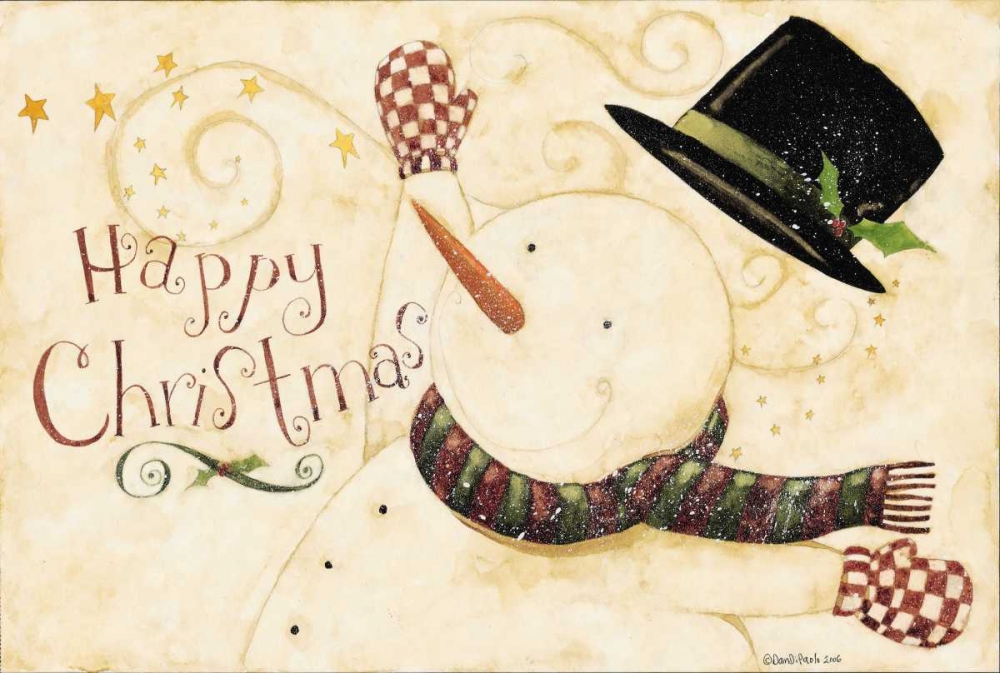 Happy Christmas art print by Dan DiPaolo for $57.95 CAD