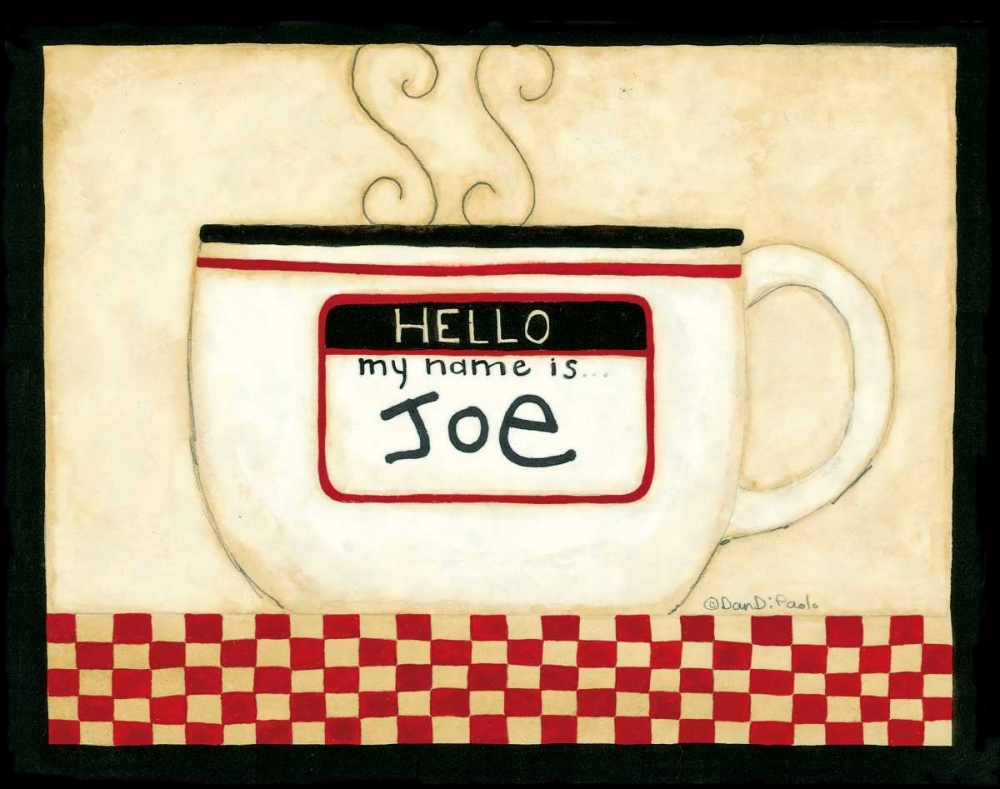 Name art print by Dan DiPaolo for $57.95 CAD