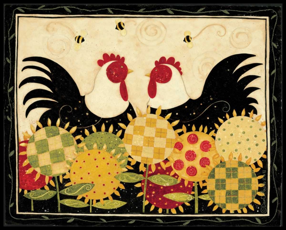 Two Rooster art print by Dan DiPaolo for $57.95 CAD