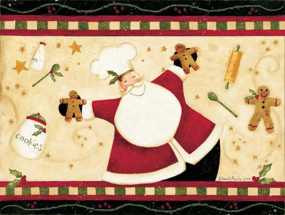 Santa art print by Dan DiPaolo for $57.95 CAD