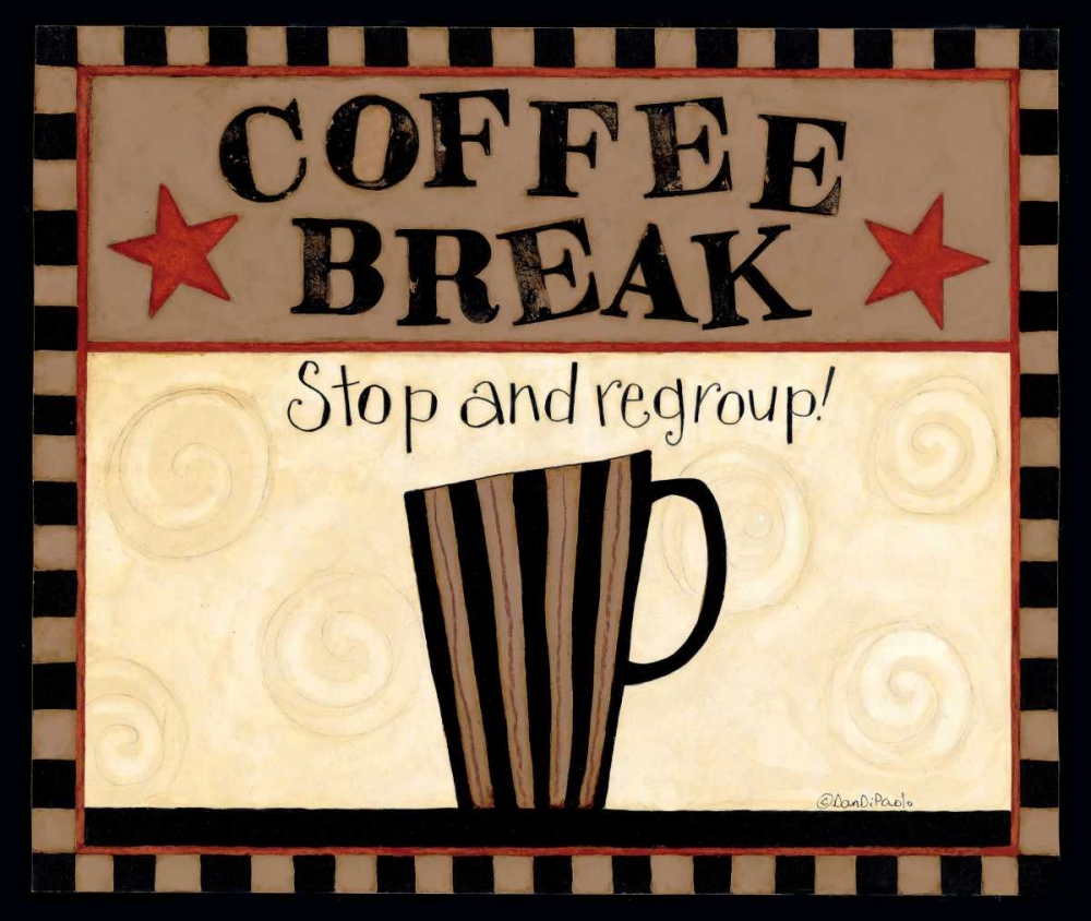 Coffee Break art print by Dan DiPaolo for $57.95 CAD