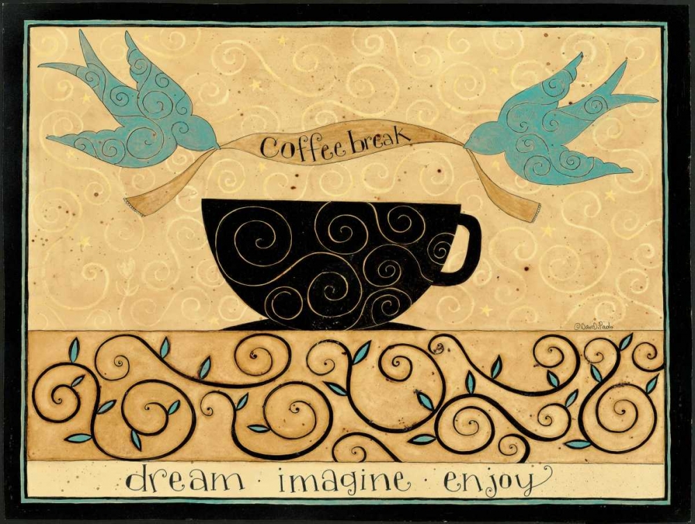 Coffee Time art print by Dan DiPaolo for $57.95 CAD