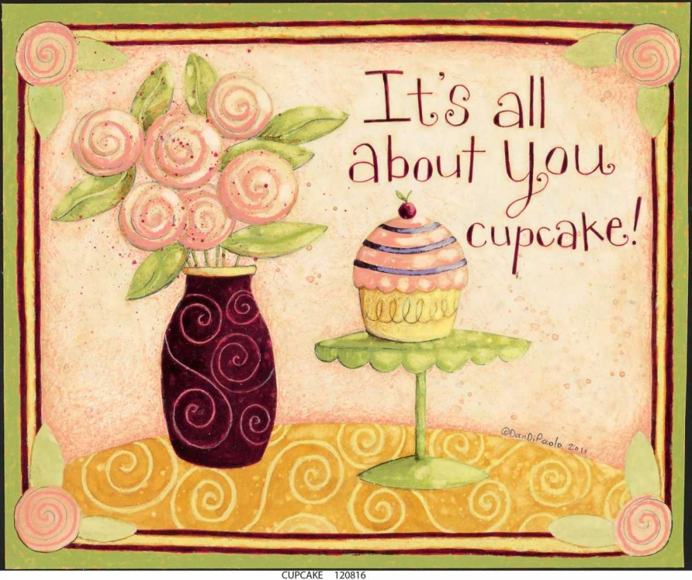 Cupcake art print by Dan DiPaolo for $57.95 CAD