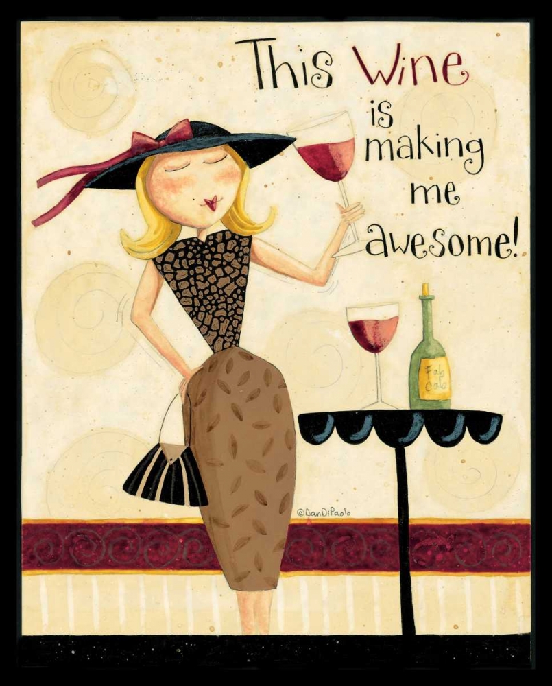The Wine art print by Dan DiPaolo for $57.95 CAD