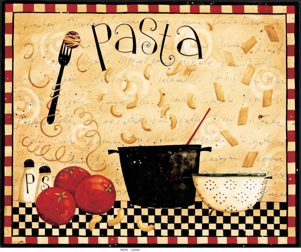 Pasta art print by Dan DiPaolo for $57.95 CAD