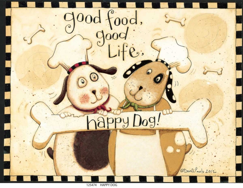 Happy Dogs art print by Dan DiPaolo for $57.95 CAD