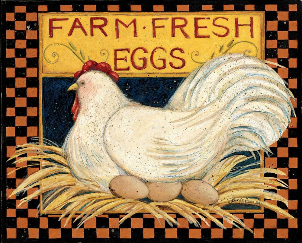 Fresh Eggs art print by Dan DiPaolo for $57.95 CAD