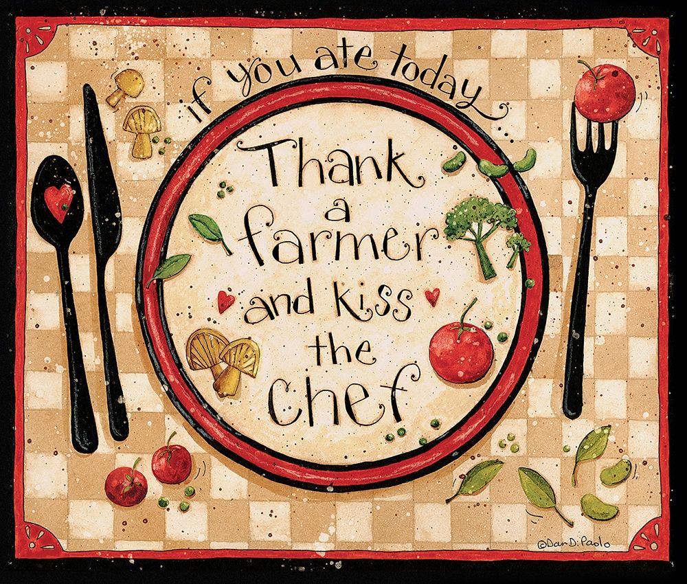 Thank A Farmer art print by Dan DiPaolo for $57.95 CAD
