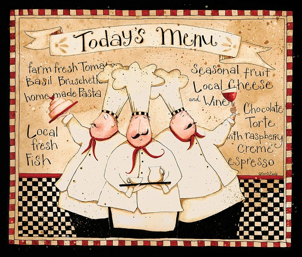 Todays Menu art print by Dan DiPaolo for $57.95 CAD