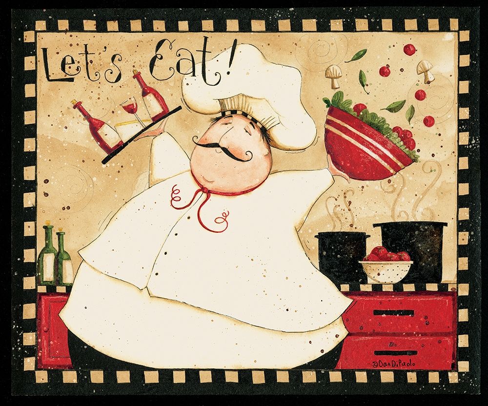 Lets Eat art print by Dan DiPaolo for $57.95 CAD