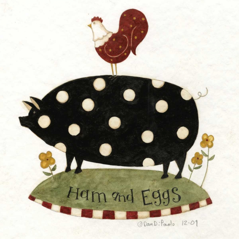 Ham And Eggs art print by Dan DiPaolo for $57.95 CAD