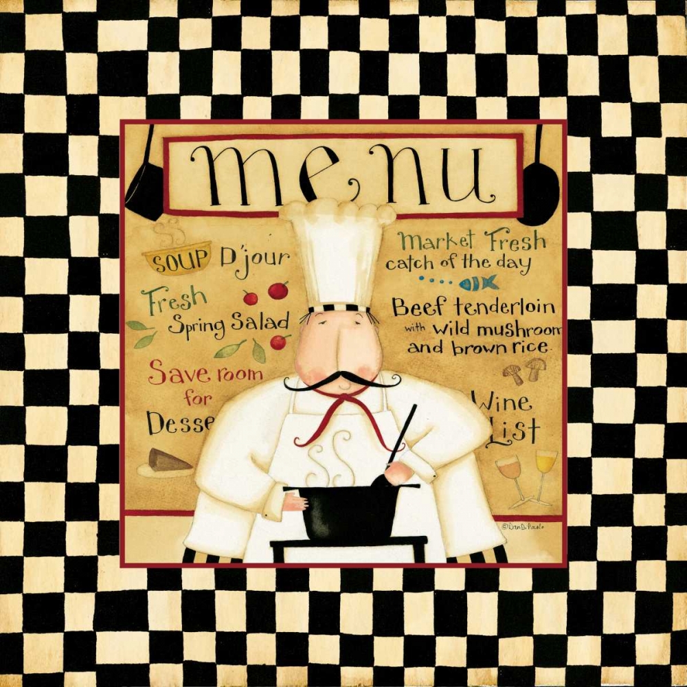 Todays Menu art print by Dan DiPaolo for $57.95 CAD