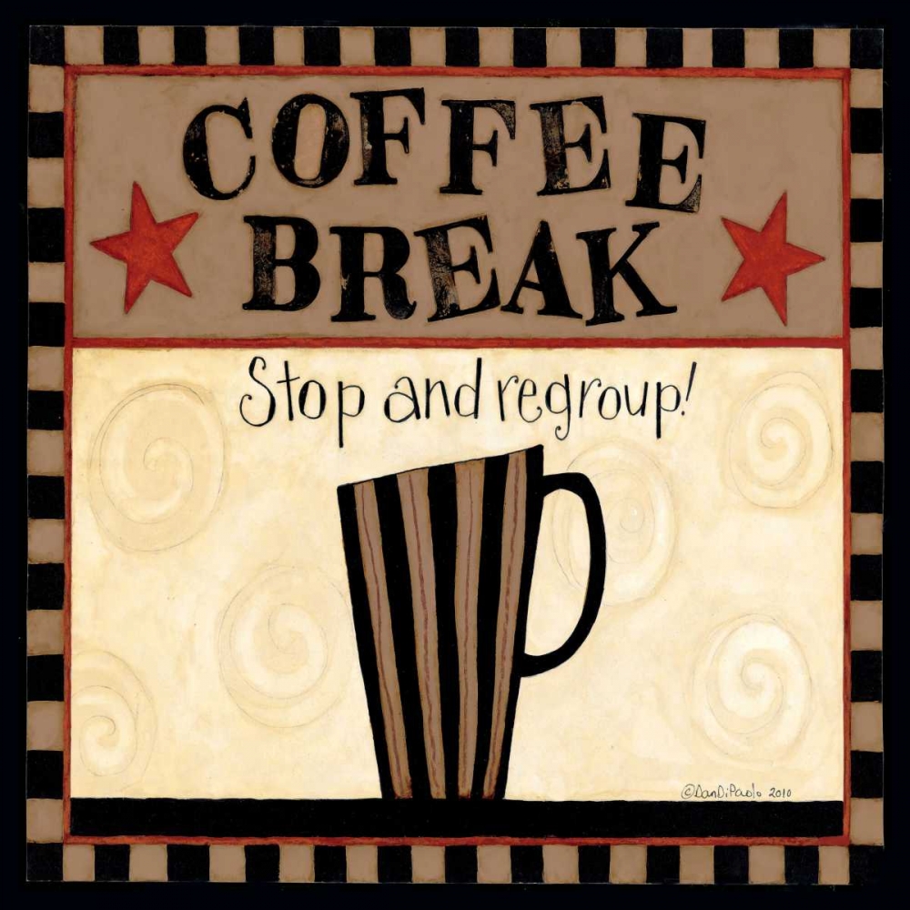Drink The Coffee art print by Dan DiPaolo for $57.95 CAD