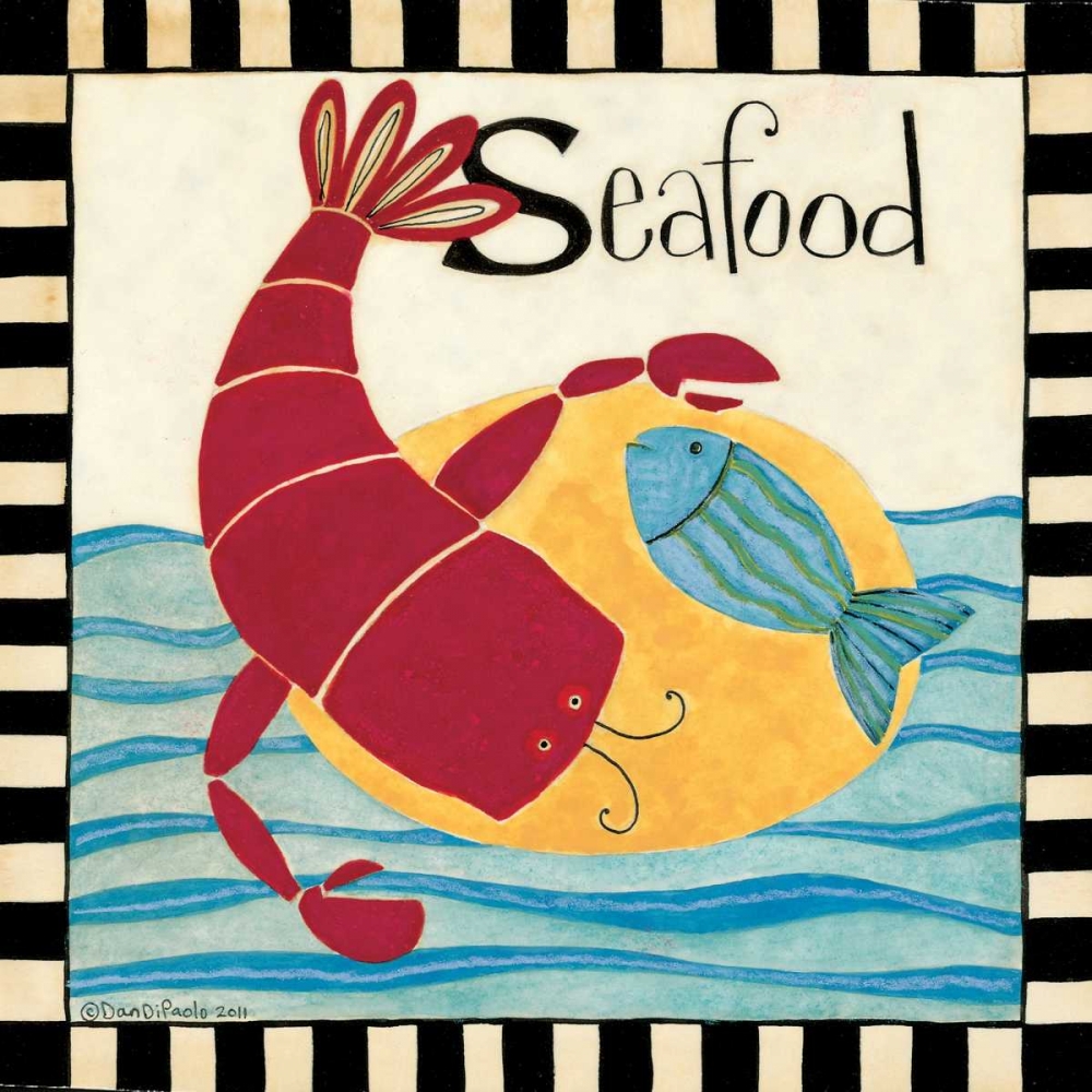 Eat Seafood art print by Dan DiPaolo for $57.95 CAD