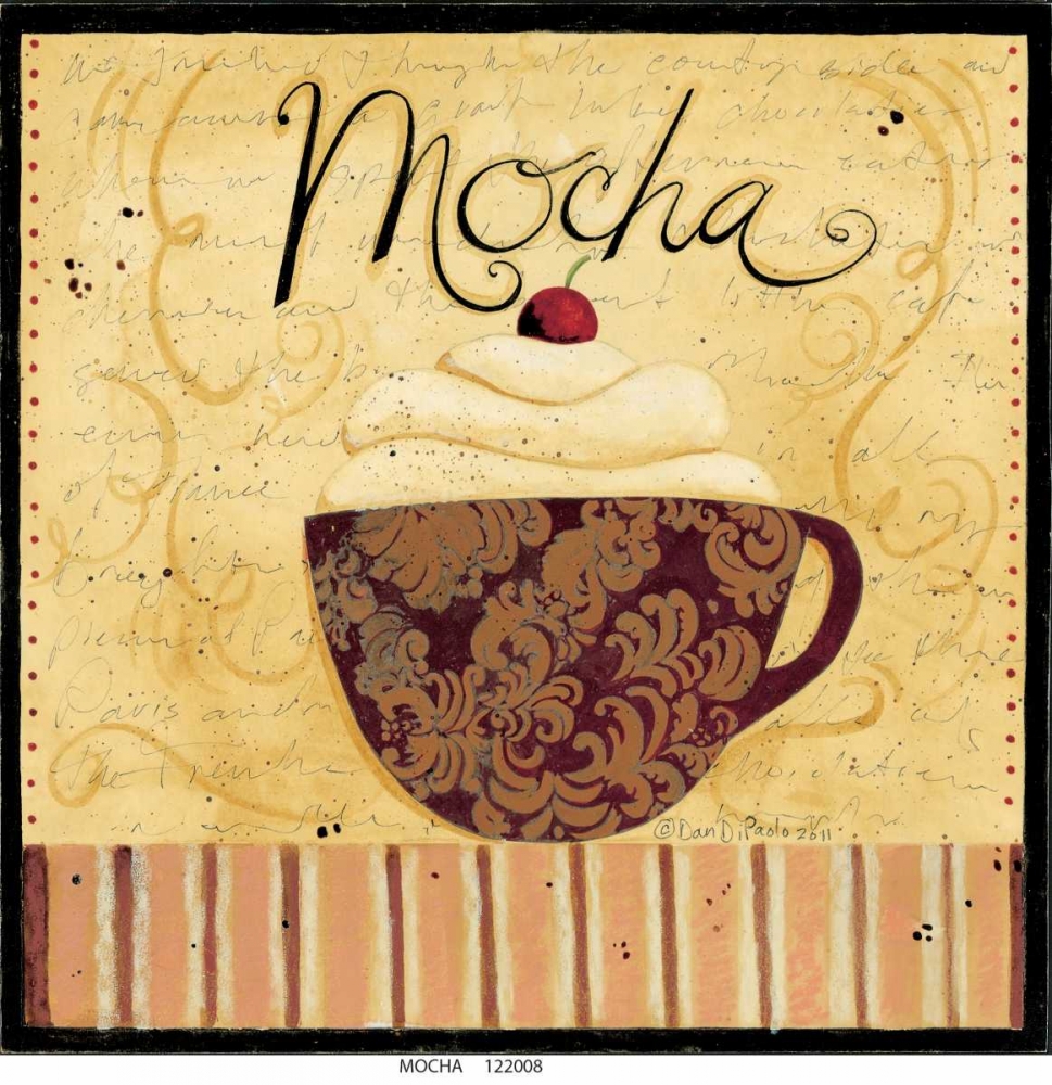 Mocha art print by Dan DiPaolo for $57.95 CAD