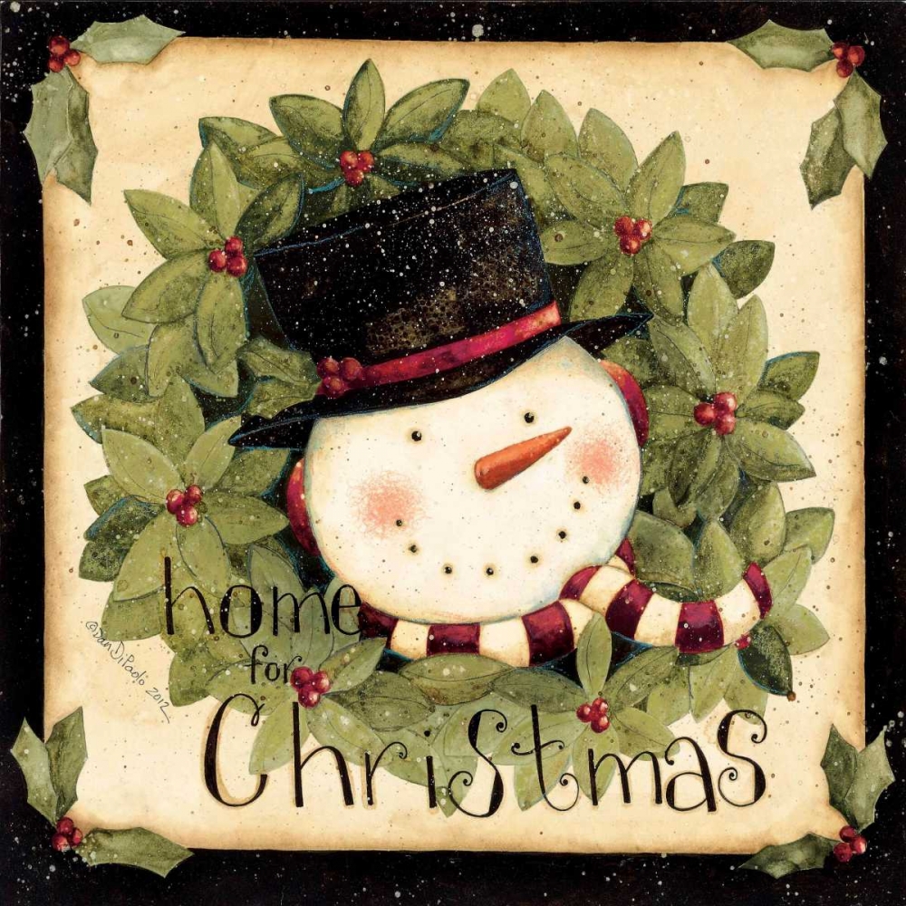 Holiday Wreath art print by Dan DiPaolo for $57.95 CAD
