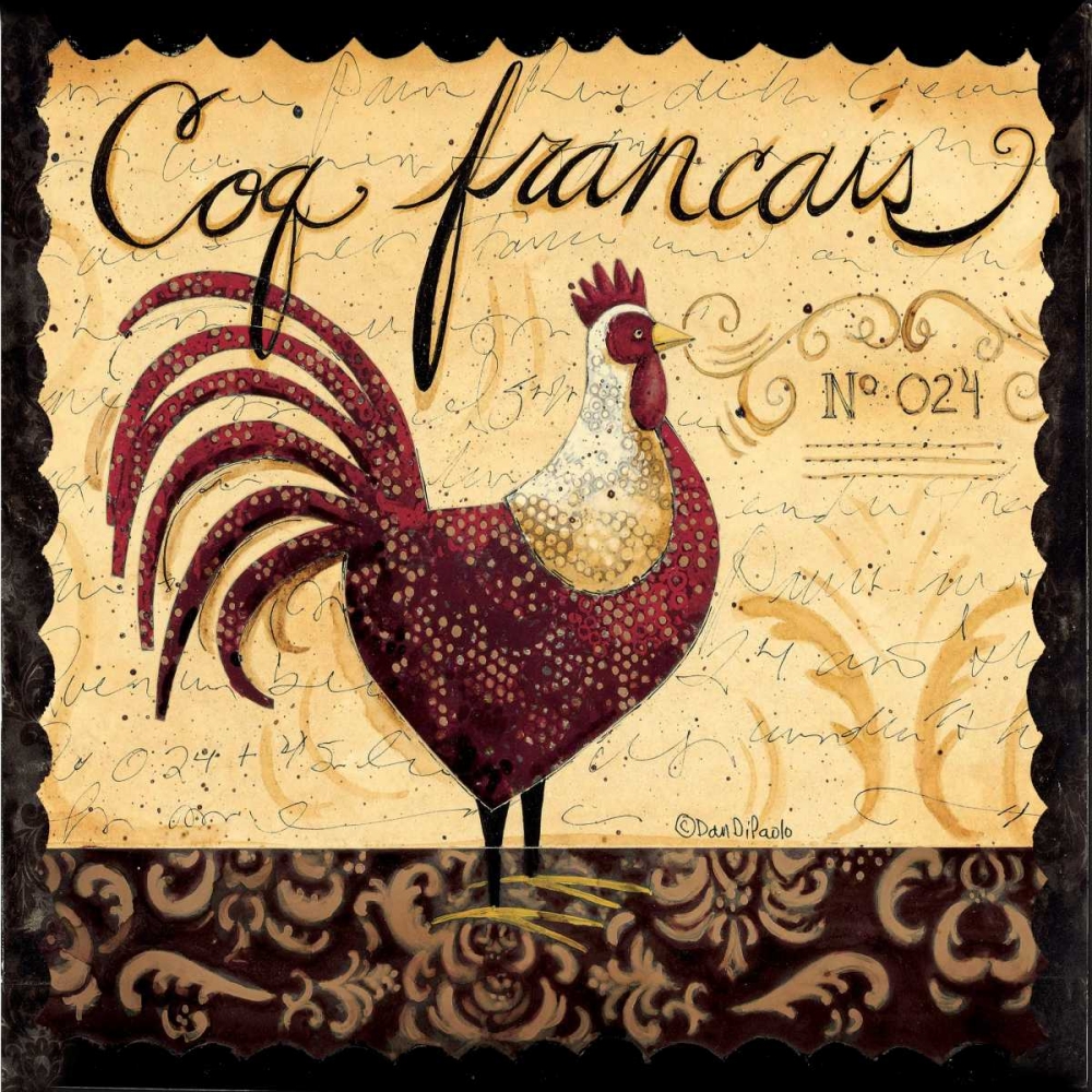 Mr Rooster art print by Dan DiPaolo for $57.95 CAD