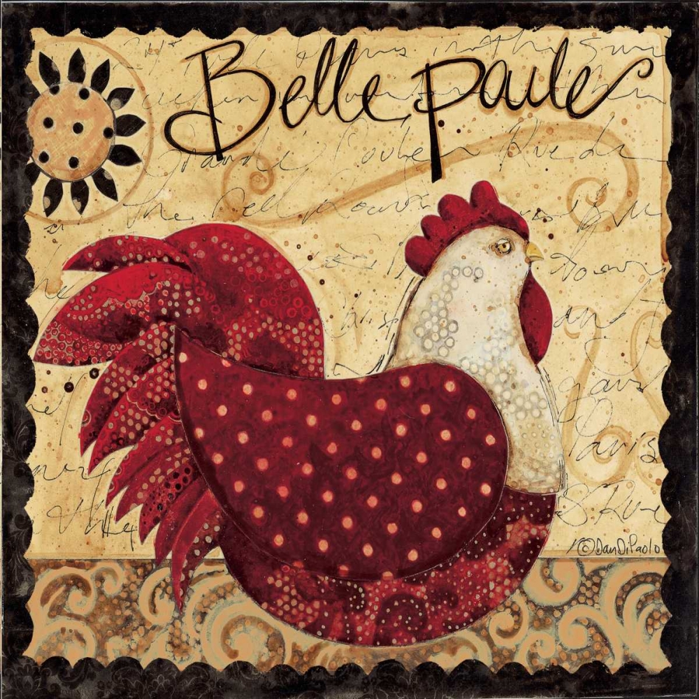 Red Rooster art print by Dan DiPaolo for $57.95 CAD