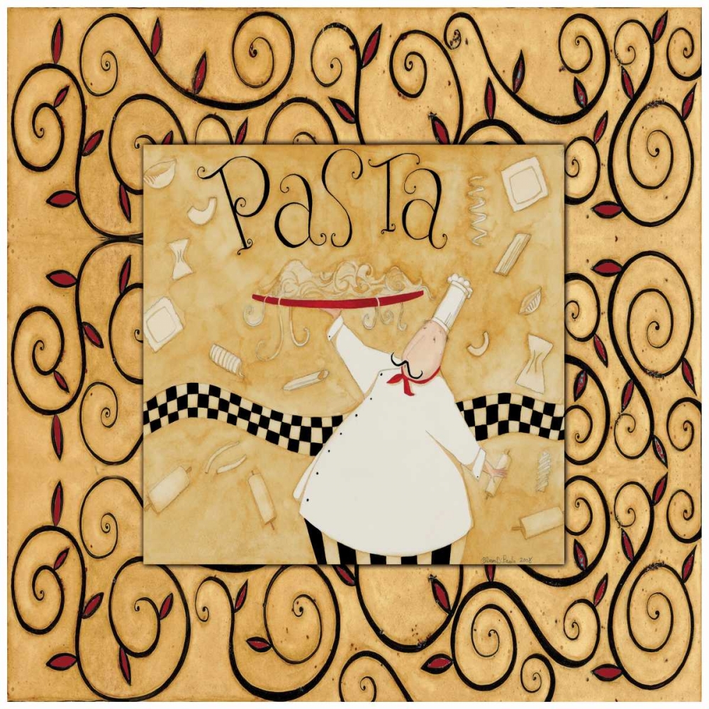 Scroll pasta art print by Dan DiPaolo for $57.95 CAD