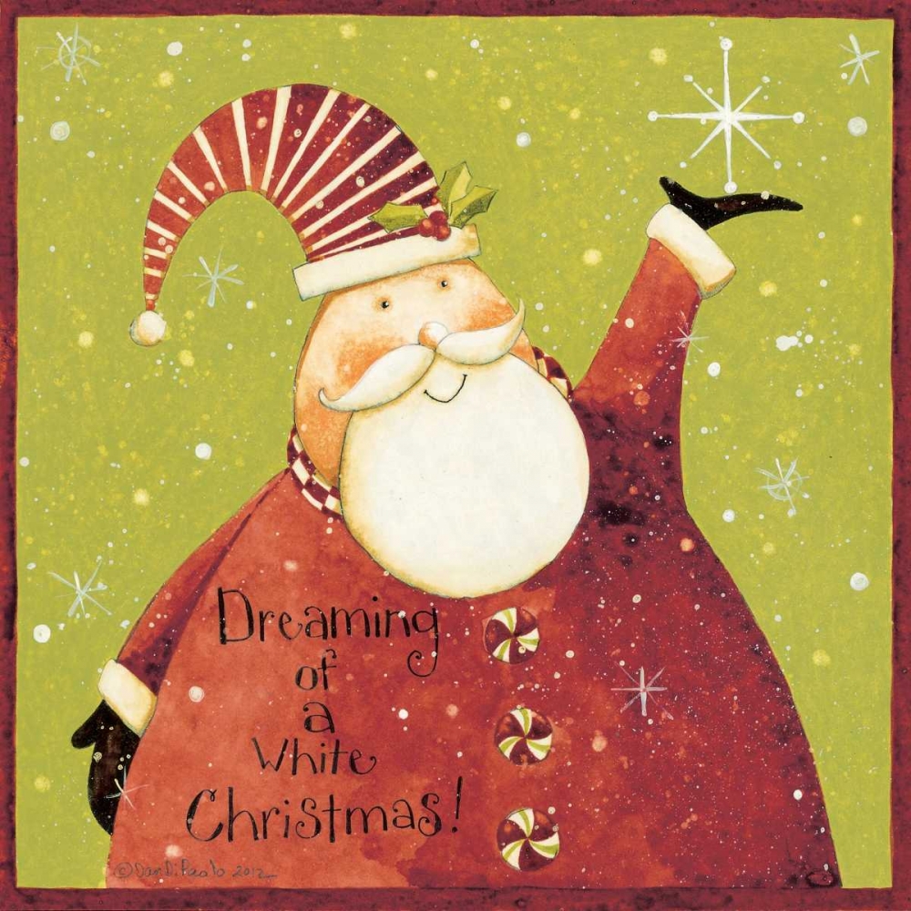 Santa Dreaming art print by Dan DiPaolo for $57.95 CAD