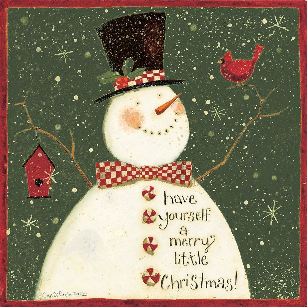 Snowman Have Yourself art print by Dan DiPaolo for $57.95 CAD