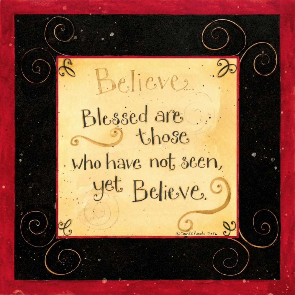 Believe art print by Dan DiPaolo for $57.95 CAD