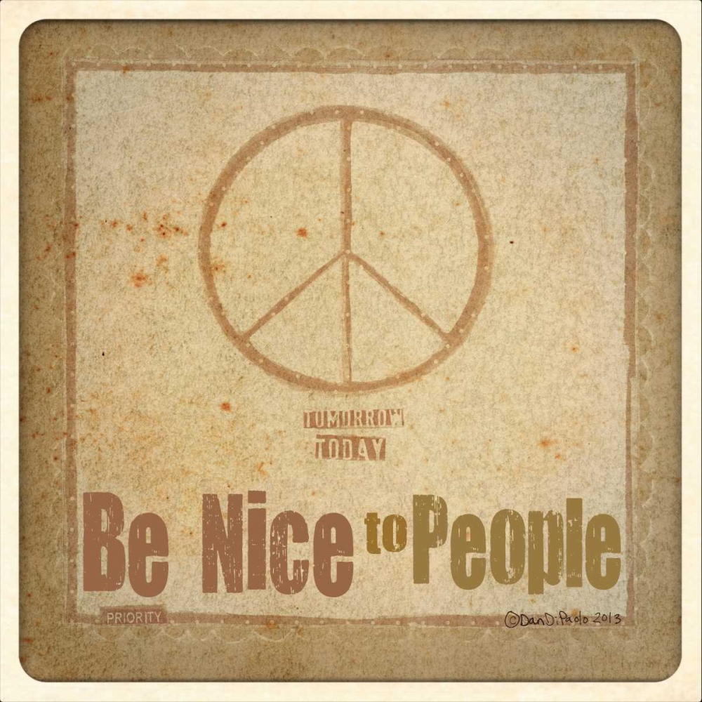 Peace art print by Dan DiPaolo for $57.95 CAD
