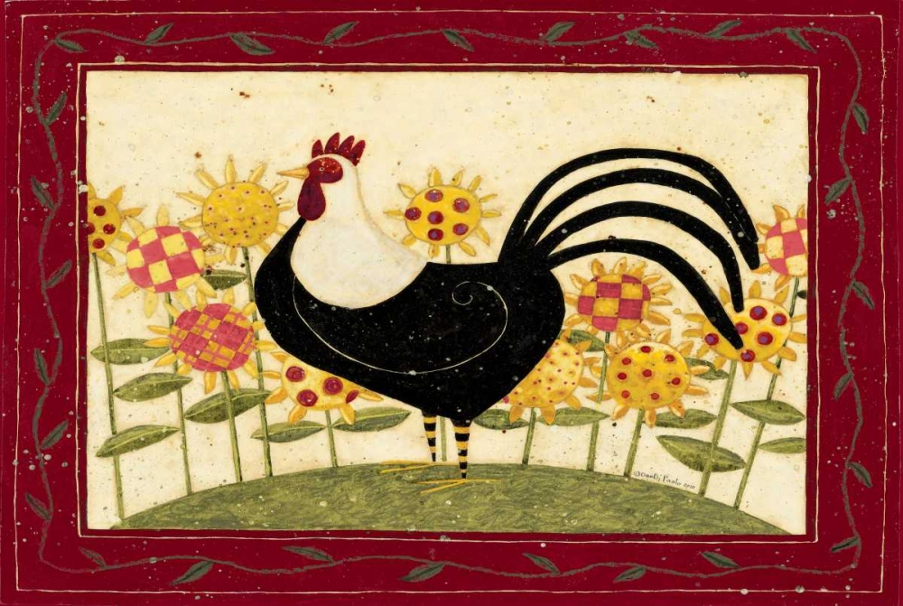 Rooster art print by Dan DiPaolo for $57.95 CAD