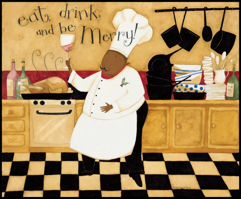 Be Merry art print by Dan DiPaolo for $57.95 CAD