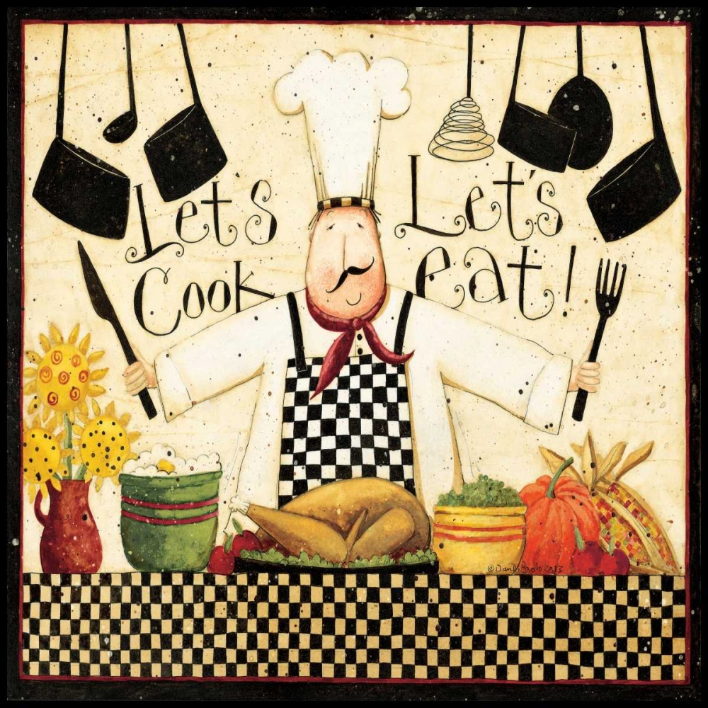 Eat Good Food art print by Dan DiPaolo for $57.95 CAD